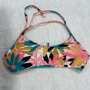 Billabong Multicolor Floral Bikini Top